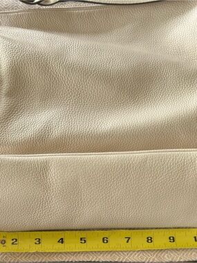 Coach leather bag with scarf